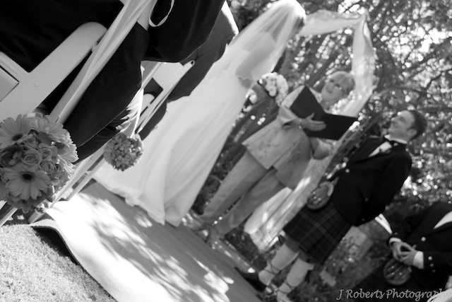 Wedding ceremony Lions Gate Lodge - wedding photography